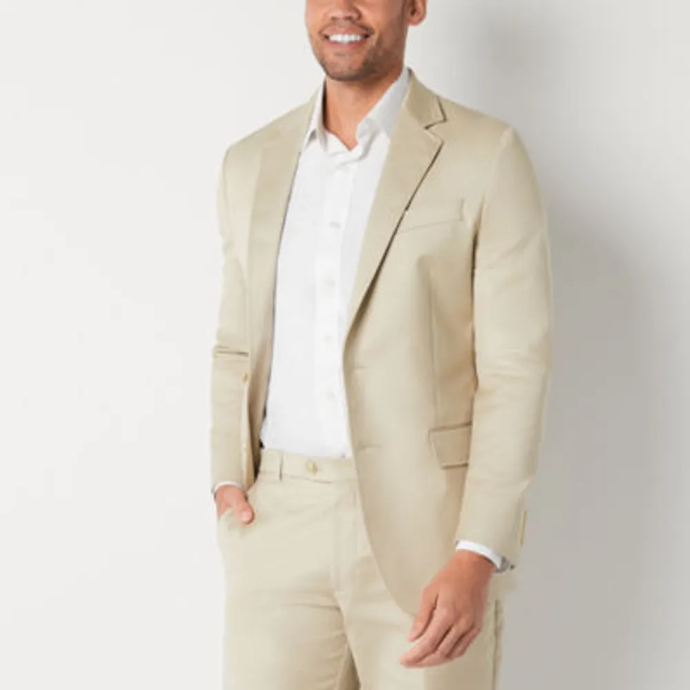 Slim Fit Stretch Knit Suit Jacket