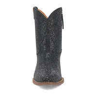 Dingo Womens Rhinestone Cowgirl Stacked Heel Booties