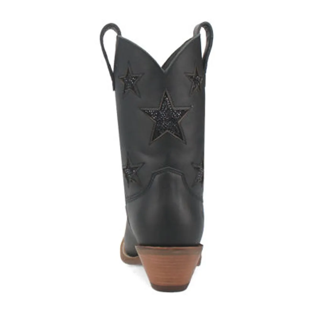 Dingo Womens Star Struck Stacked Heel Cowboy Boots