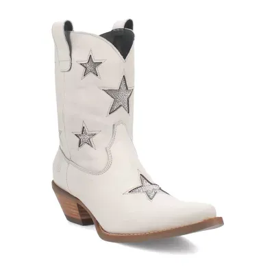 Dingo Womens Star Struck Stacked Heel Cowboy Boots