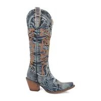 Dingo Womens Texas Tornado Stacked Heel Cowboy Boots