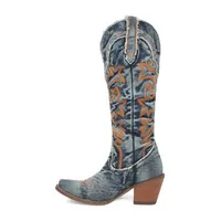 Dingo Womens Texas Tornado Stacked Heel Cowboy Boots