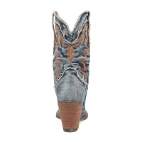 Dingo Womens Y'All Need Dolly Stacked Heel Cowboy Boots