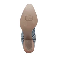 Dingo Womens Y'All Need Dolly Stacked Heel Cowboy Boots
