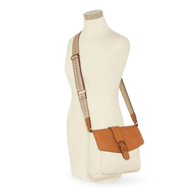 Fossil Kinley Colorblock Leather Small Crossbody Bag
