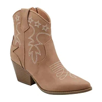 Indigo Rd. Womens Adeleo Stacked Heel Cowboy Boots