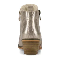 Journee Collection Womens Rebel Booties Block Heel