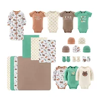 The Peanutshell Wilderlust 0-3m Baby Boys 23-pc. Baby Clothing Set