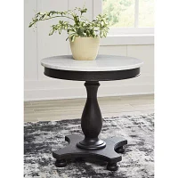 Signature Design By Ashley Henridge Pedestal Accent Table