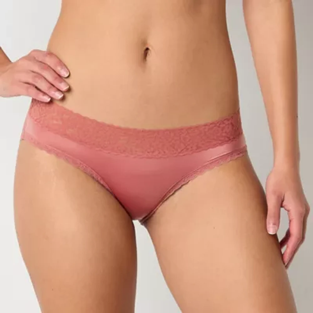 Ambrielle Everyday Cheeky With Lace Trim Panty