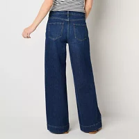 a.n.a Tall Womens High Rise Wide Leg Jean