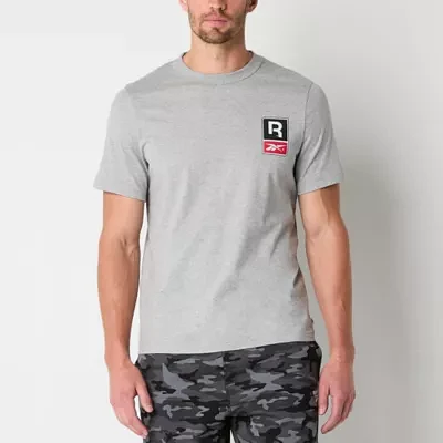 Reebok Mens Crew Neck Short Sleeve Graphic T-Shirt