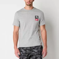 Reebok Mens Crew Neck Short Sleeve Graphic T-Shirt