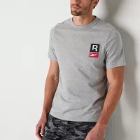Reebok Mens Crew Neck Short Sleeve Graphic T-Shirt