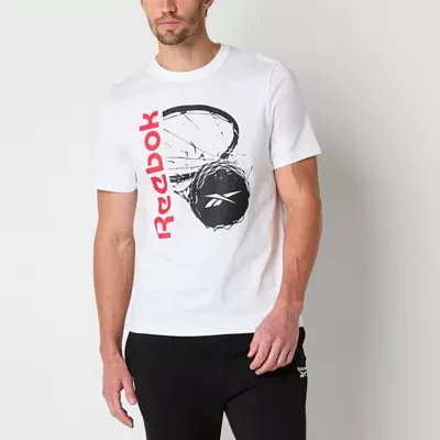 Reebok Mens Crew Neck Short Sleeve Graphic T-Shirt