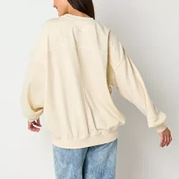 Arizona Juniors Womens Crew Neck Long Sleeve Sweatshirt