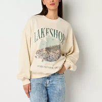 Arizona Juniors Womens Crew Neck Long Sleeve Sweatshirt