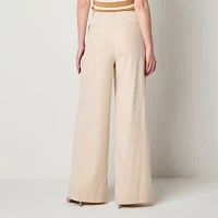 Worthington Womens High Rise Wide Leg Pant