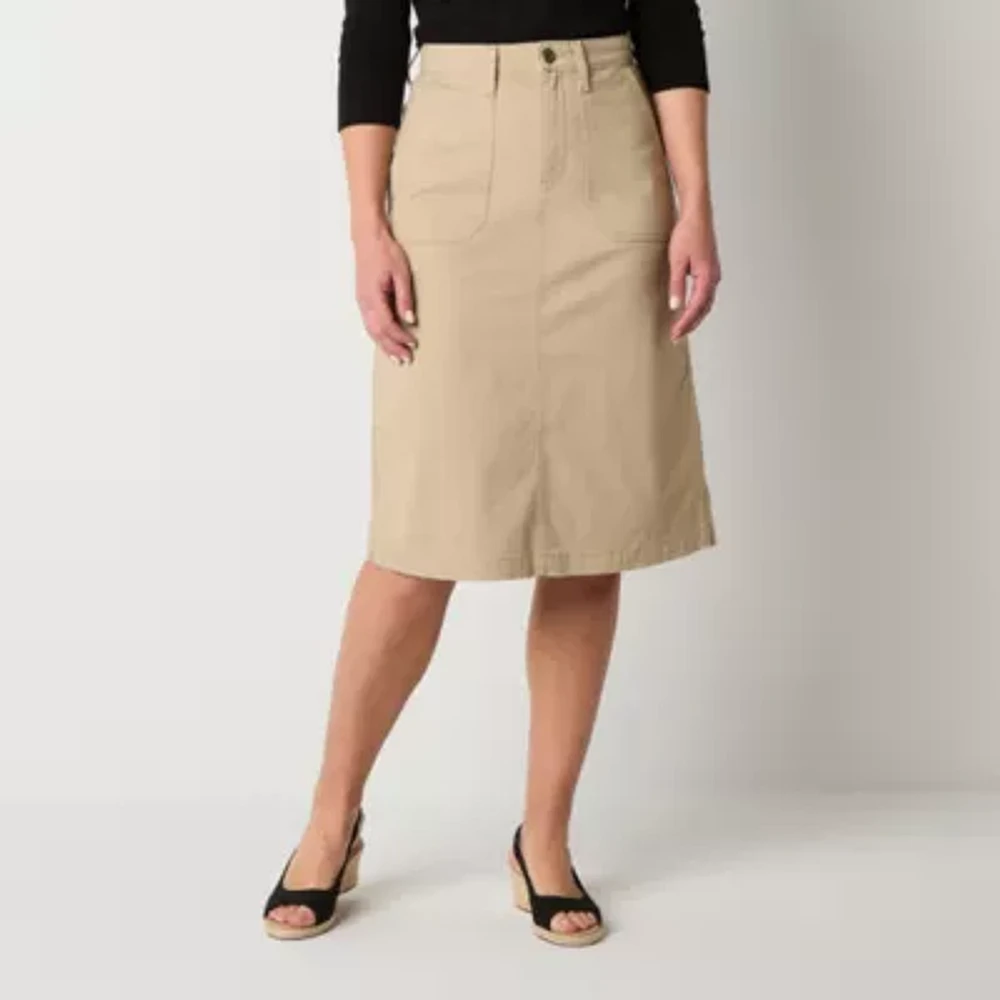 St. John's Bay Womens A-Line Skirt