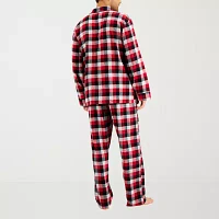 Hanes Mens Tall Pajama + Robe Sets 2-pc. Long Sleeve