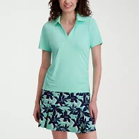 Stella Parker Womens Short Sleeve Polo Shirt