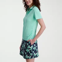 Stella Parker Womens Short Sleeve Polo Shirt