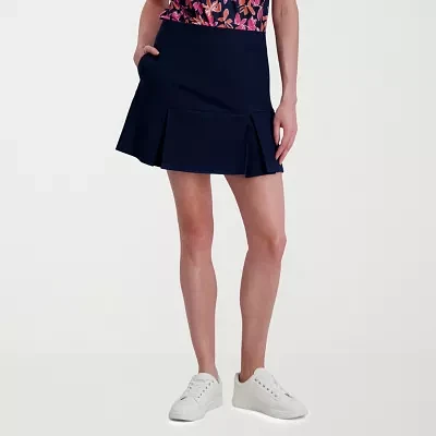 Stella Parker Womens Mid Rise Scooter Skirt