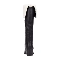 New York & Company Womens Devi Block Heel Over the Knee Boots