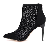 New York & Company Womens Charlie Stiletto Heel Dress Boots