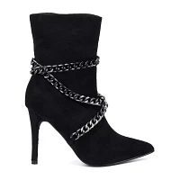New York & Company Womens Noriie Stiletto Heel Dress Boots