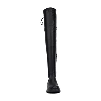 New York & Company Womens Ulla Flat Heel Over the Knee Boots