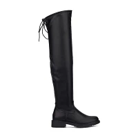 New York & Company Womens Ulla Flat Heel Over the Knee Boots