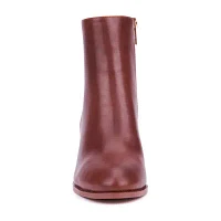 New York & Company Womens Jadyn Stacked Heel Booties