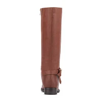 New York & Company Womens Eleanor Block Heel Riding Boots