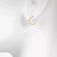 Bijoux Bar Delicates Gold Tone Stainless Steel 3 Pair Earring Set