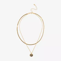 Bijoux Bar Delicates Gold Tone Strand Necklace