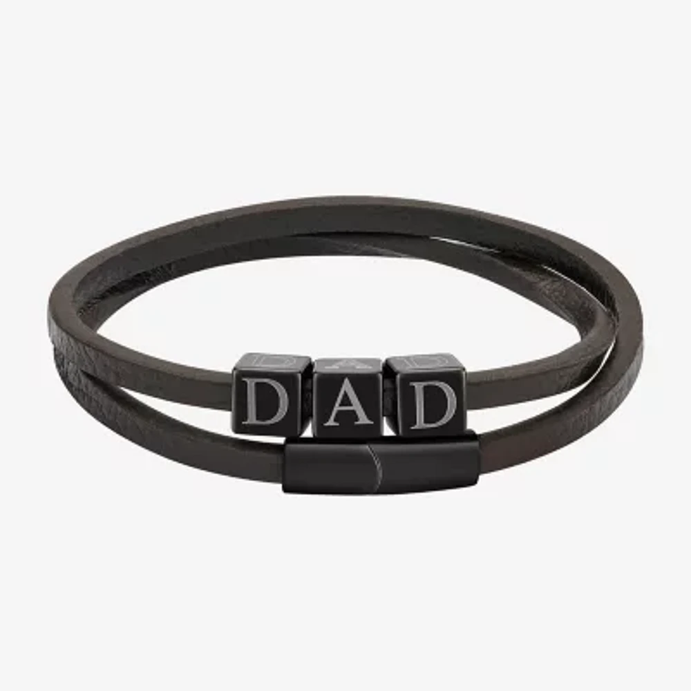 J.P. Army Dad Mens 2-pc. Stainless Steel Bracelet Set