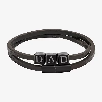 J.P. Army Dad Mens 2-pc. Stainless Steel Bracelet Set