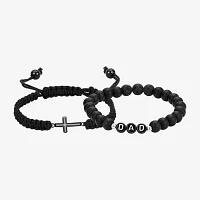 J.P. Army Dad Mens 2-pc. Stainless Steel Bracelet Set