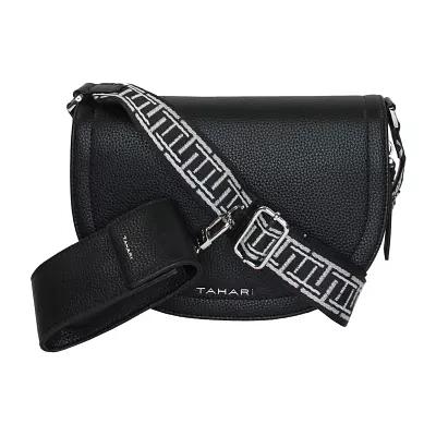 Tahari Marcy Expandable Crescent Crossbody Bag