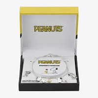 Disney Classics 10K Gold Over Brass Pure Silver Over Brass Peanuts Charm Bracelet
