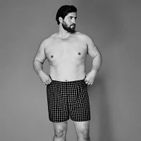 Stafford Woven Big and Tall Mens 4 Pack Boxers