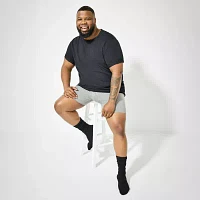 Shaquille O'Neal XLG Heiq Mens 3 Pack Short Sleeve Crew Neck T-Shirt Big