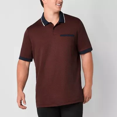 Stylus Big and Tall Mens Classic Fit Short Sleeve Polo Shirt