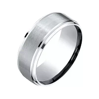 Mens 9mm Cobalt Wedding Band