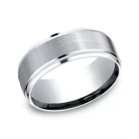 Mens 9mm Cobalt Wedding Band