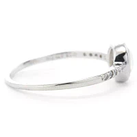 Silver Treasures Cubic Zirconia Sterling Round Band