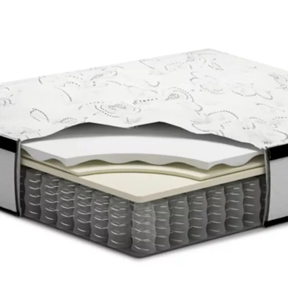 Signature Design by Ashley Chime 12" Plush Hybrid Mattress a Box