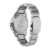 Citizen Brycen Mens Silver Tone Stainless Steel Bracelet Watch Aw1598-70x