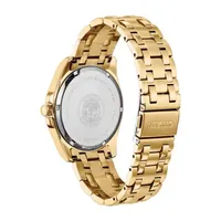 Citizen Corso Mens Diamond Accent Gold Tone Stainless Steel Bracelet Watch Bm7103-51l